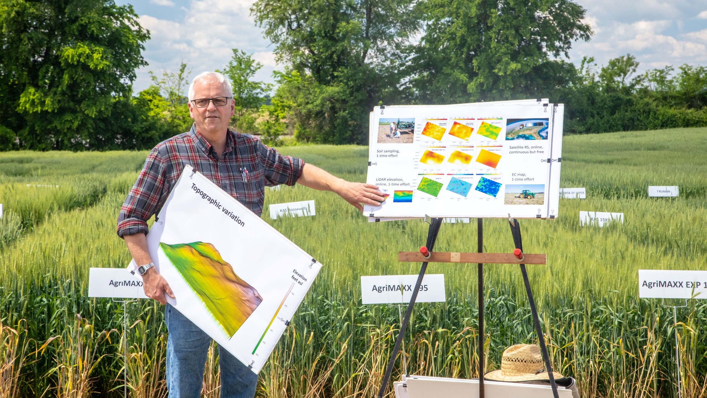 Ole Wendroth has spent decades as a soil scientist helping farmers. Photo provided by Steve Patton.