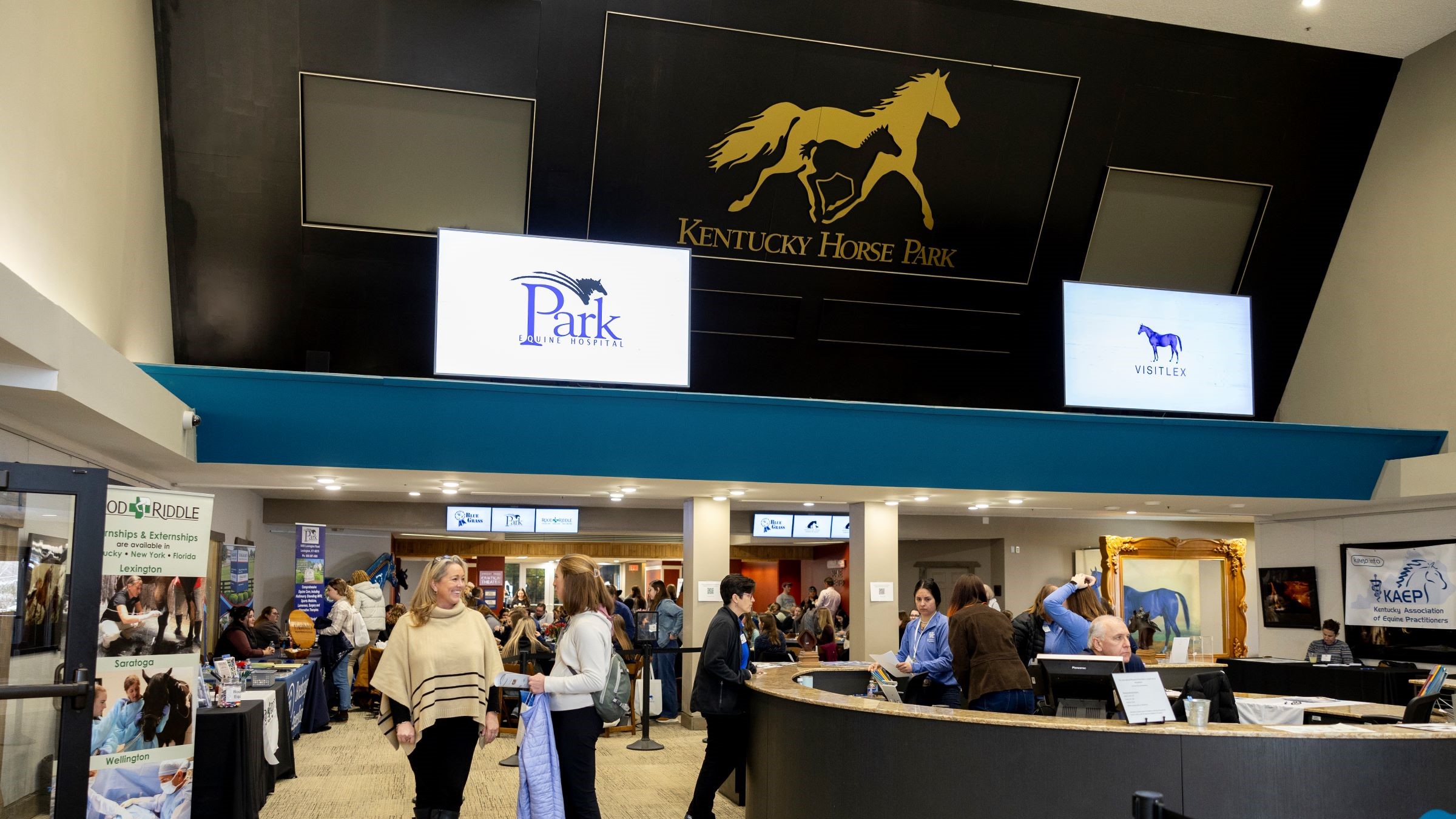 Approximately 100 students from all over Kentucky and beyond attended Pre-Vet Day, which began at Kentucky Horse Park. Photo by Sabrina Hounshell.