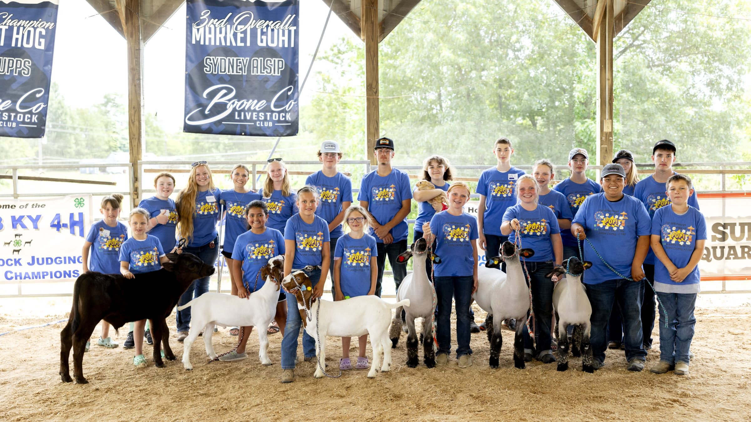 Many 4-H volunteers helped make Sunshine Day special for the special needs youth. Picture by Sabrina Hounshell.