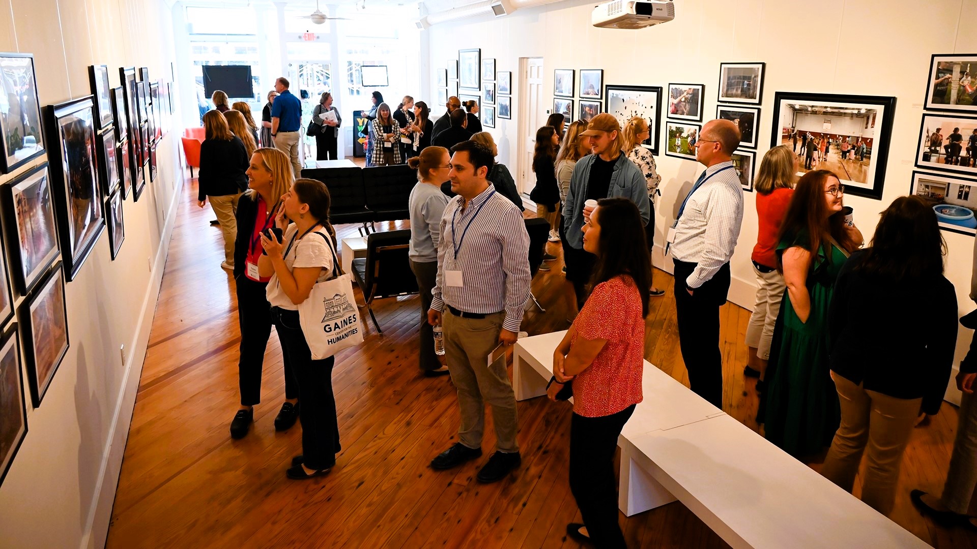 UK Engagement Academy participants at Boyd Station Art Gallery in Cynthiana, Ky.