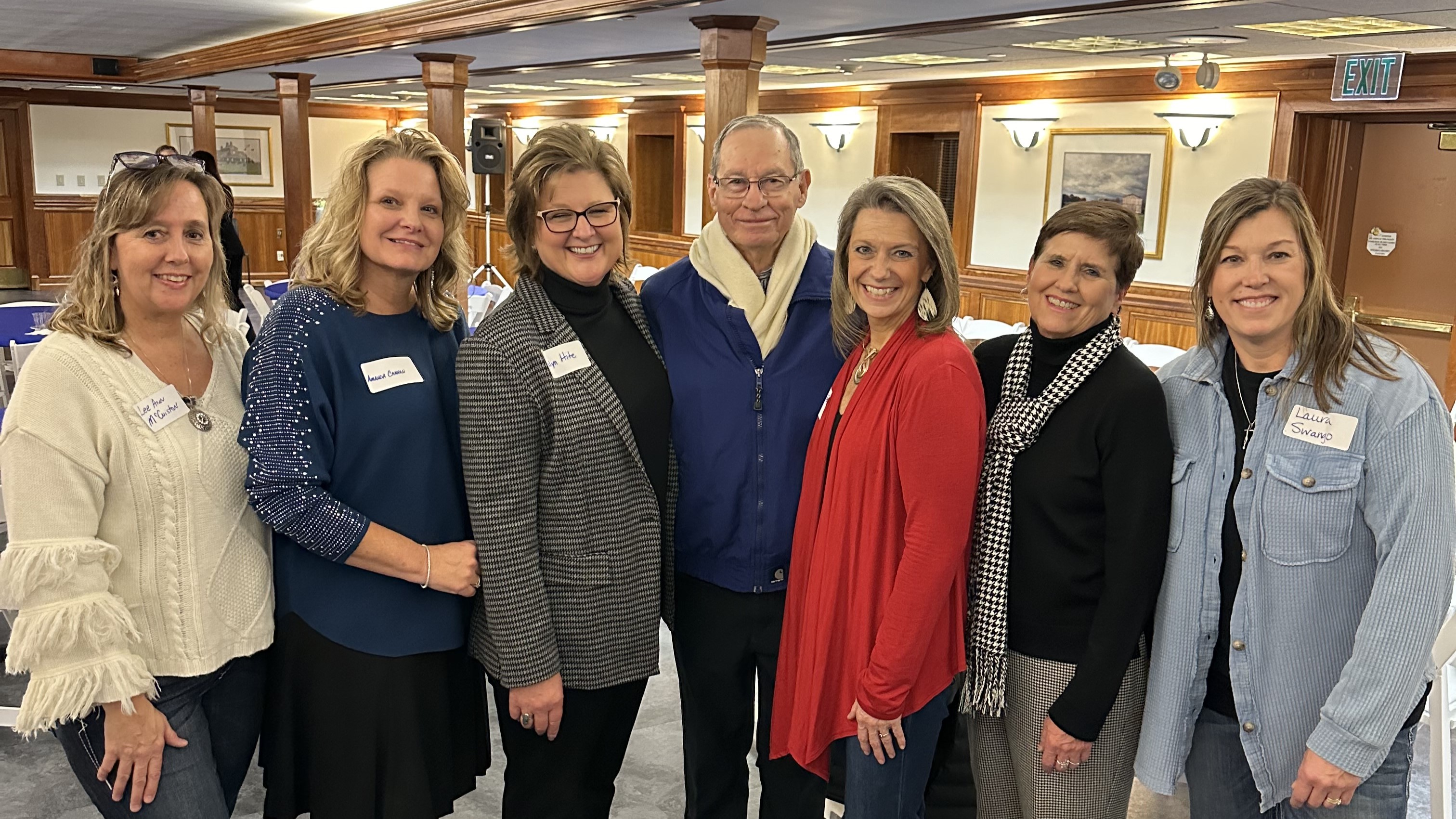 Block and Bridle alumni and advisors celebrating the 100th year.