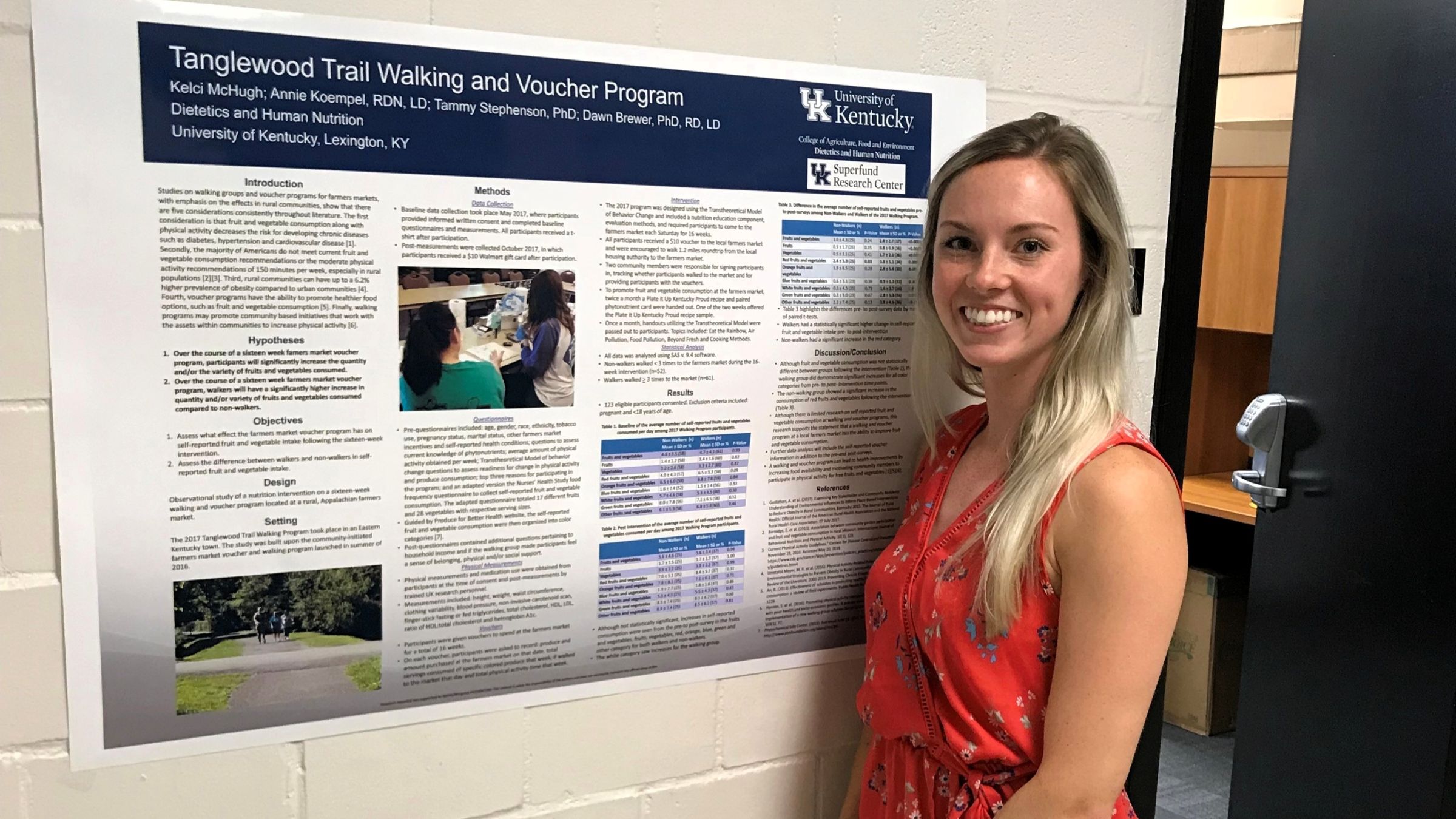 Kelci McHugh valued research opportunities while attending the University of Kentucky. Photo provided by Kelci McHugh.