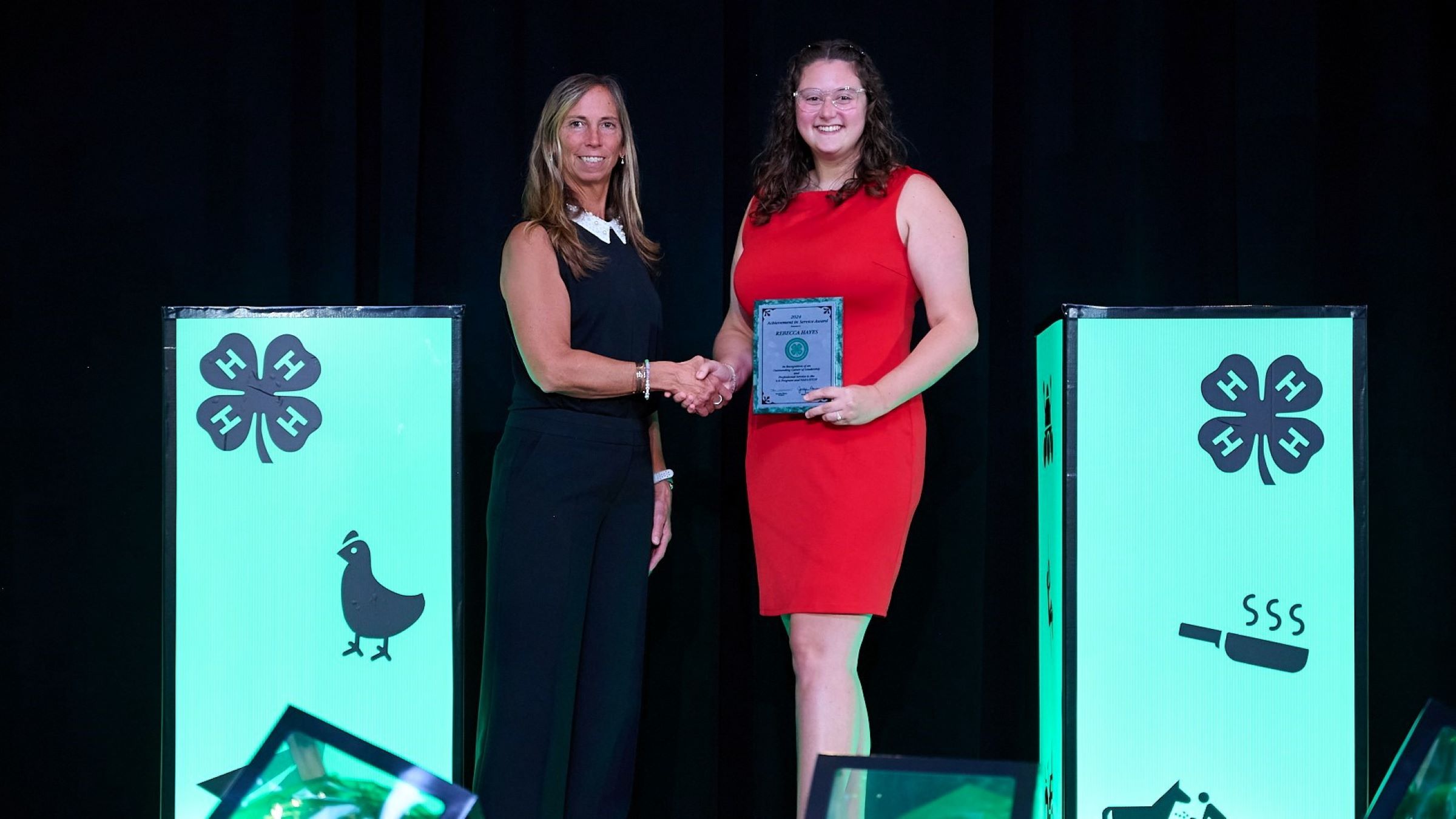 Rebecca Hayes, Carter County Extension Office 4-H, recognized. Picture provided by Pro Image Event Photography of Idaho, LLC.