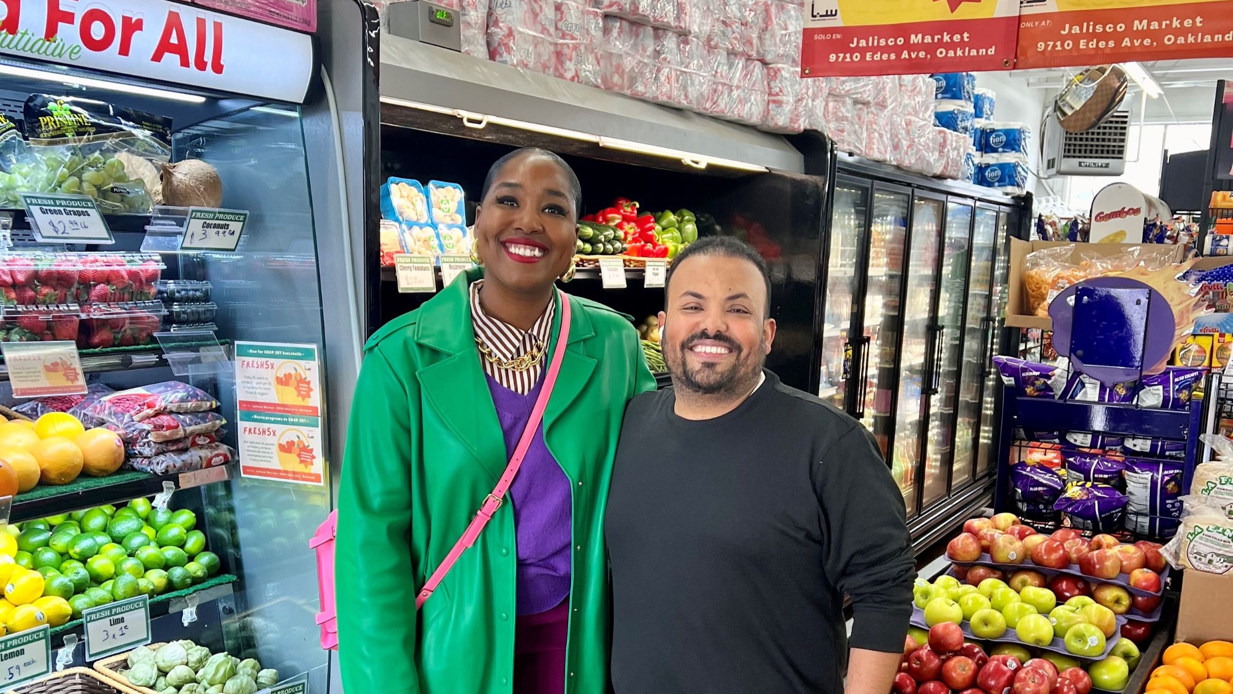 Saba Grocers Initiative joins forces with corner store owners to make fresh fruits and vegetables accessible and affordable to all of Oakland. Photo provided by Mya Price