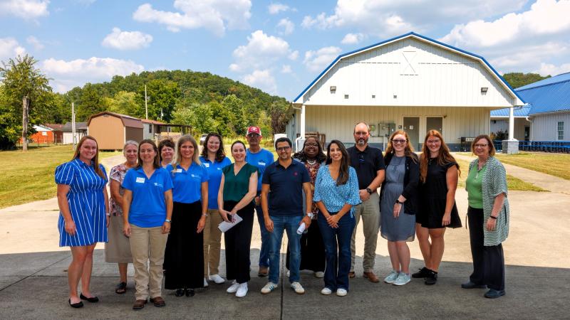 The 2-day visit comprised of several interactive workshops and presentations, along with site visits to the Carter County Extension Office and the UK Horticulture Research Farm. Photo by Matt Barton.